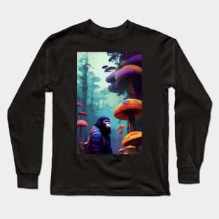 Abstract Another World Ape Long Sleeve T-Shirt